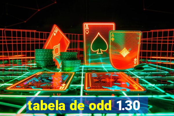 tabela de odd 1.30